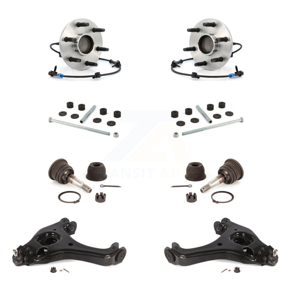 Bearing Lower Control Arm Upper Ball Joint Outer Tie Rod Link Front Kit For 1500