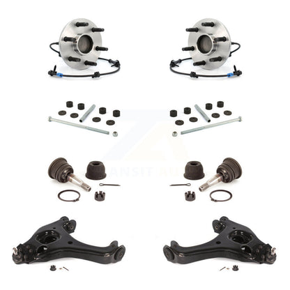 Hub Bearing Lower Control Arm Upper Ball Joint Outer Tie Rod Link Front Kit For