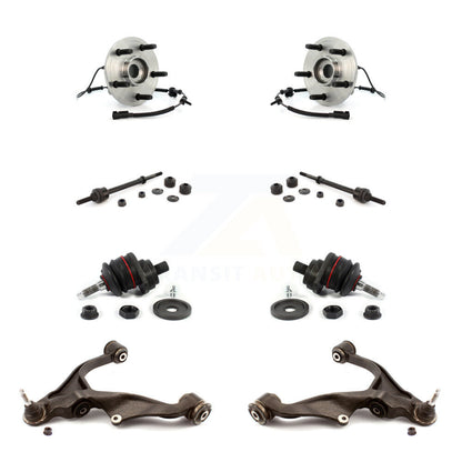Hub Bearing Lower Control Arm Upper Ball Joint Outer Tie Rod Link Front Kit For