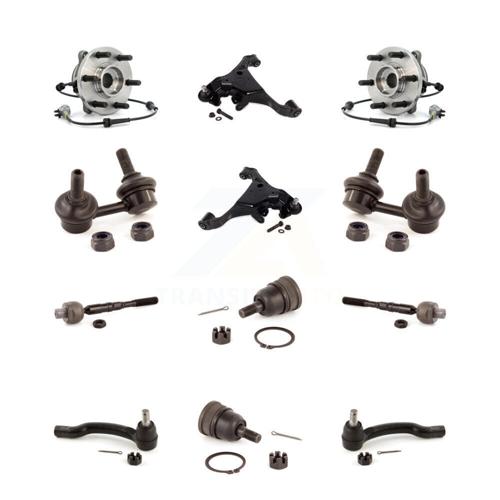 Lower Control Arm Upper Ball Joint Outer Inner Tie Rod Link Front Kit For Nissan