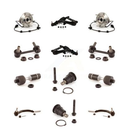 Lower Arm Upper Ball Joint Outer Inner Tie Rod Link Front Kit (12Pc) For GMC XL
