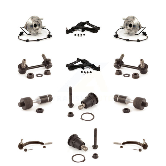 Lower Arm Upper Ball Joint Outer Inner Tie Rod Link Front Kit (12Pc) For GMC XL