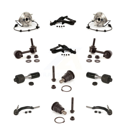 Lower Arm Upper Ball Joint Outer Inner Tie Rod Link Front Kit (12Pc) For GMC XL