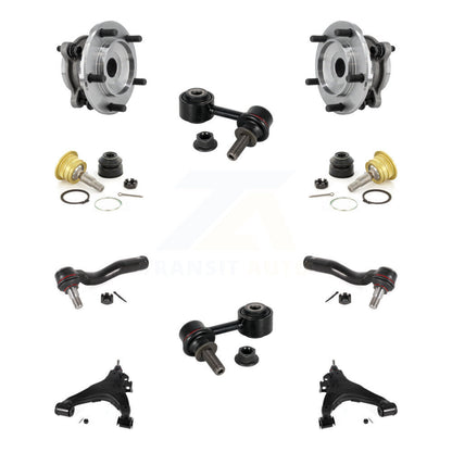 Bearing Lower Control Arm Upper Ball Joint Outer Tie Rod Link Front Kit For 4WD