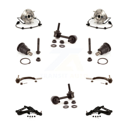 Bearing Lower Arm Upper Ball Joint Outer Tie Rod & Link Front Kit (10Pc) For GMC