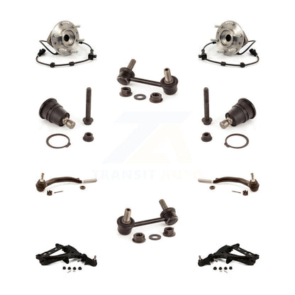 Bearing Lower Arm Upper Ball Joint Outer Tie Rod & Link Front Kit (10Pc) For GMC