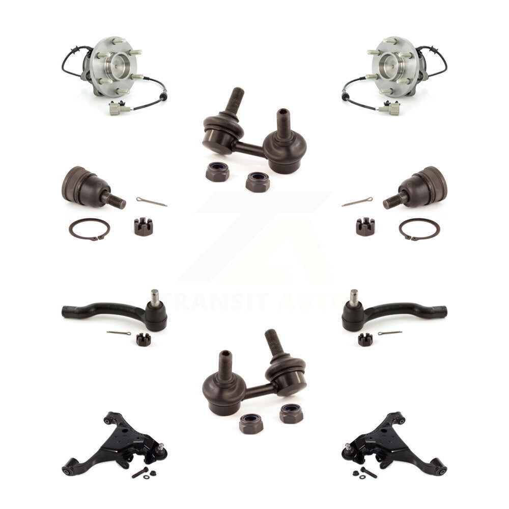 Bearing Lower Control Arm Upper Ball Joint Outer Tie Rod Link Front Kit For RWD