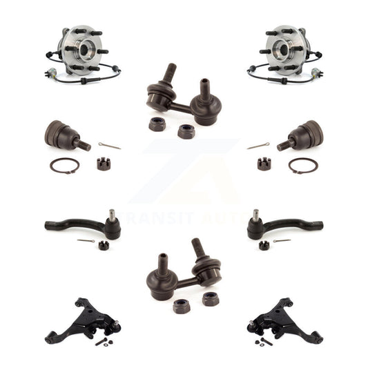 Bearing Lower Control Arm Upper Ball Joint Outer Tie Rod Link Front Kit For 4WD