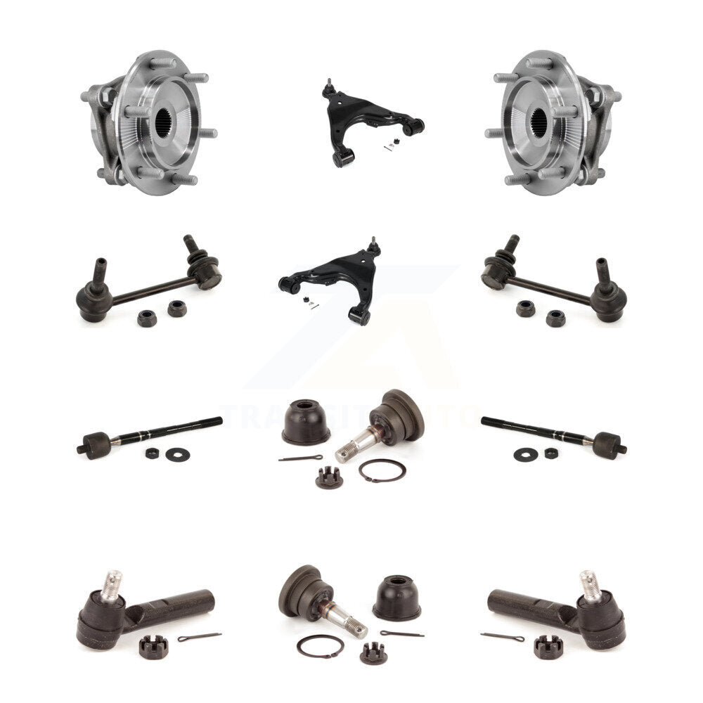 Lower Arm Upper Ball Joint Outer Inner Tie Rod Link Front Kit For Toyota Tacoma