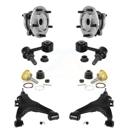 Bearing Lower Control Arm Upper Ball Joint Outer Tie Rod Link Front Kit For 4WD