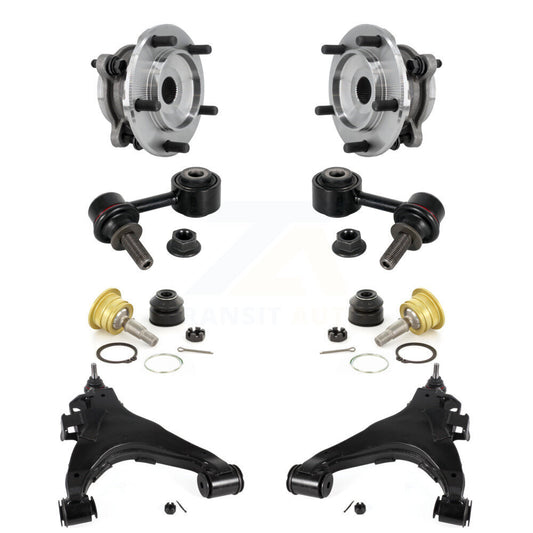 Bearing Lower Control Arm Upper Ball Joint Outer Tie Rod Link Front Kit For 4WD