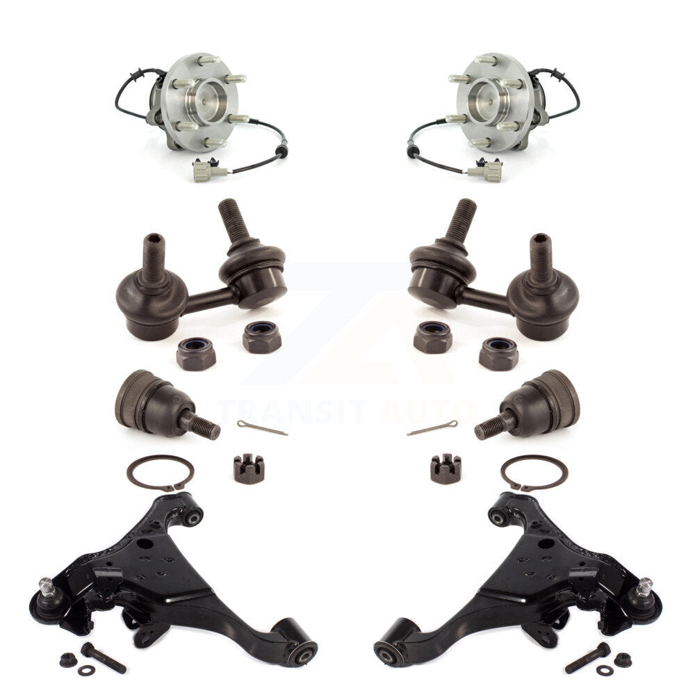 Bearing Lower Control Arm Upper Ball Joint Outer Tie Rod Link Front Kit For RWD