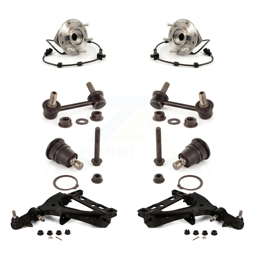 Bearing Lower Arm Upper Ball Joint Outer Tie Rod Link Front Kit (8Pc) For GMC XL