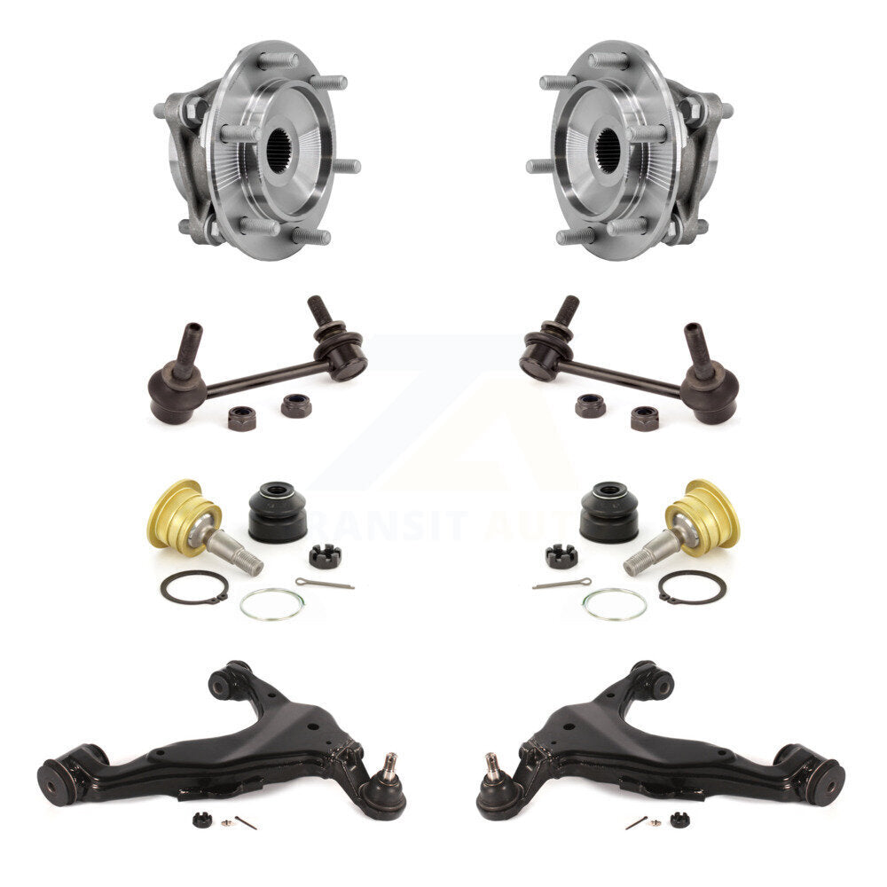 Bearing Lower Control Arm Upper Ball Joint Outer Tie Rod & Link Front Kit For FJ