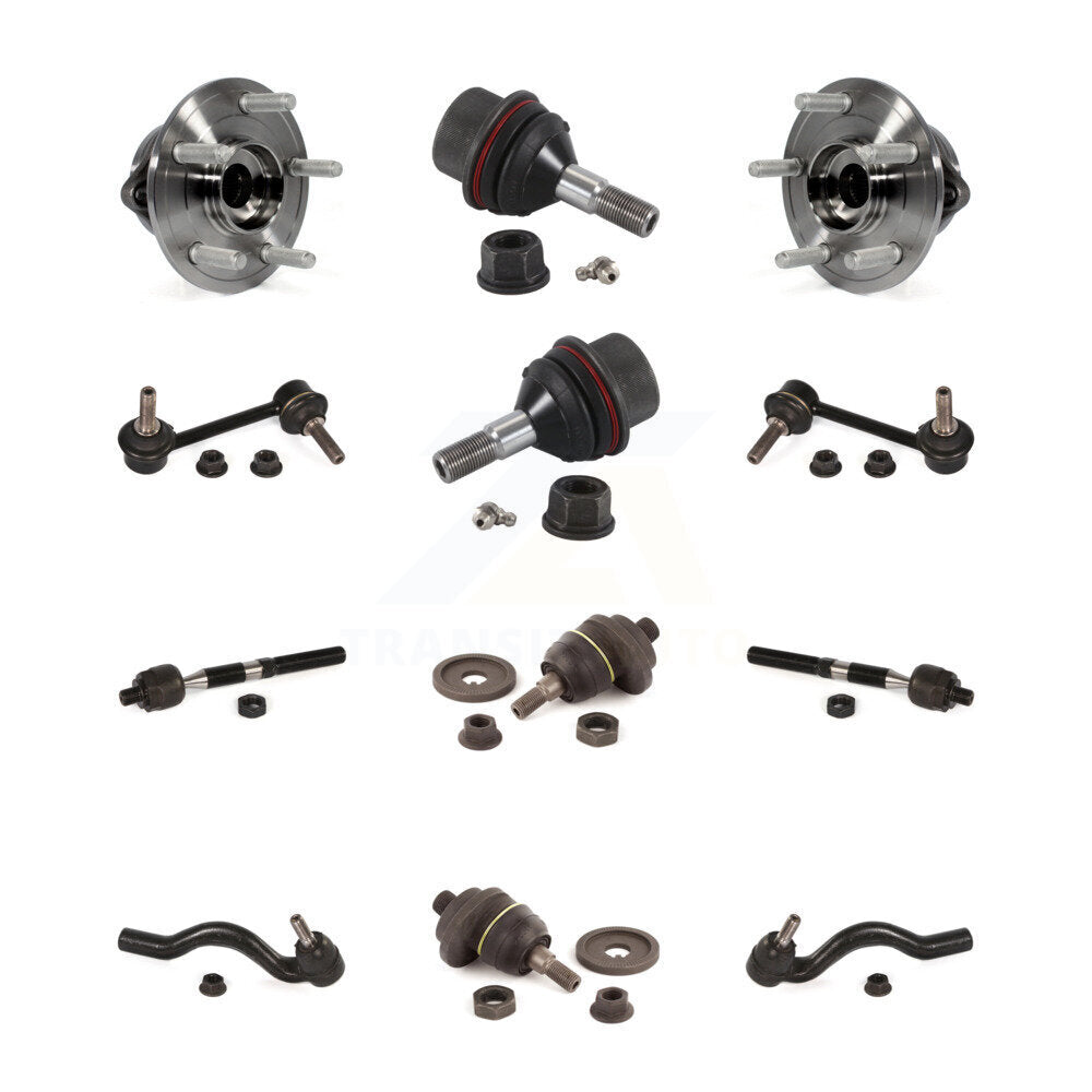Bearing Upper Lower Ball Joint Outer Inner Tie Rod Link Front Kit For Jeep Grand
