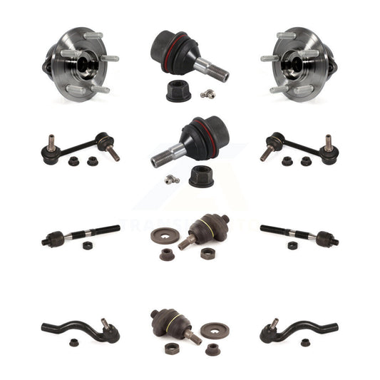 Bearing Upper Lower Ball Joint Outer Inner Tie Rod Link Front Kit For Jeep Grand