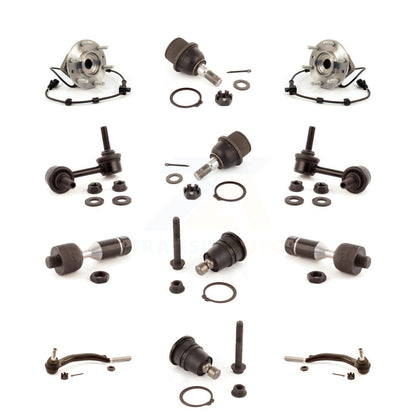 Bearing Upper Lower Ball Joint Outer Inner Tie Rod Link Front Kit (12Pc) For GMC