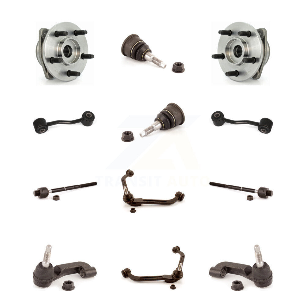 Upper Arm Lower Ball Joint Outer Inner Tie Rod & Link Front Kit For Jeep Liberty
