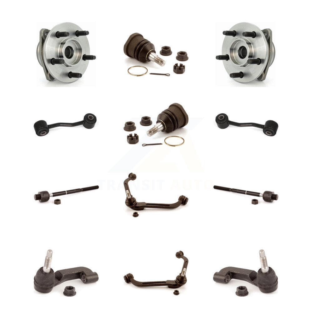 Upper Arm Lower Ball Joint Outer Inner Tie Rod & Link Front Kit For Jeep Liberty