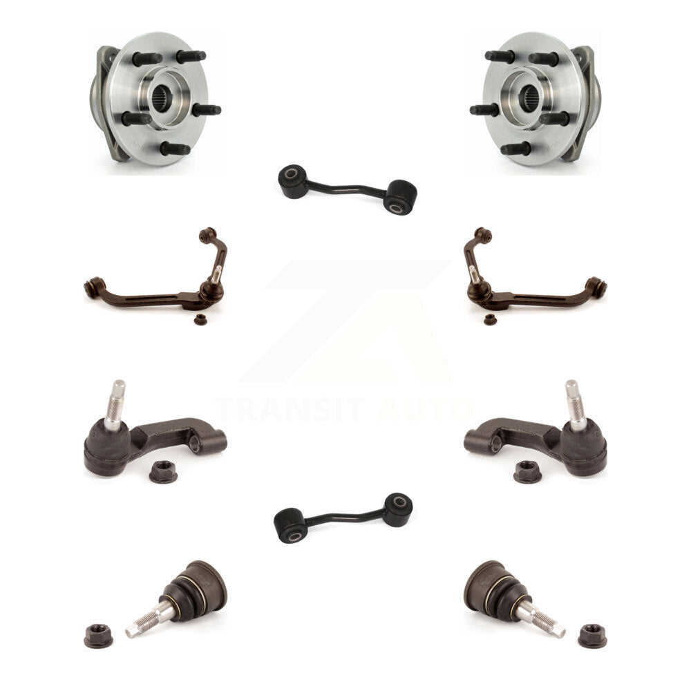 Bearing Upper Arm Lower Ball Joint Outer Tie Rod Link Front Kit For Jeep Liberty