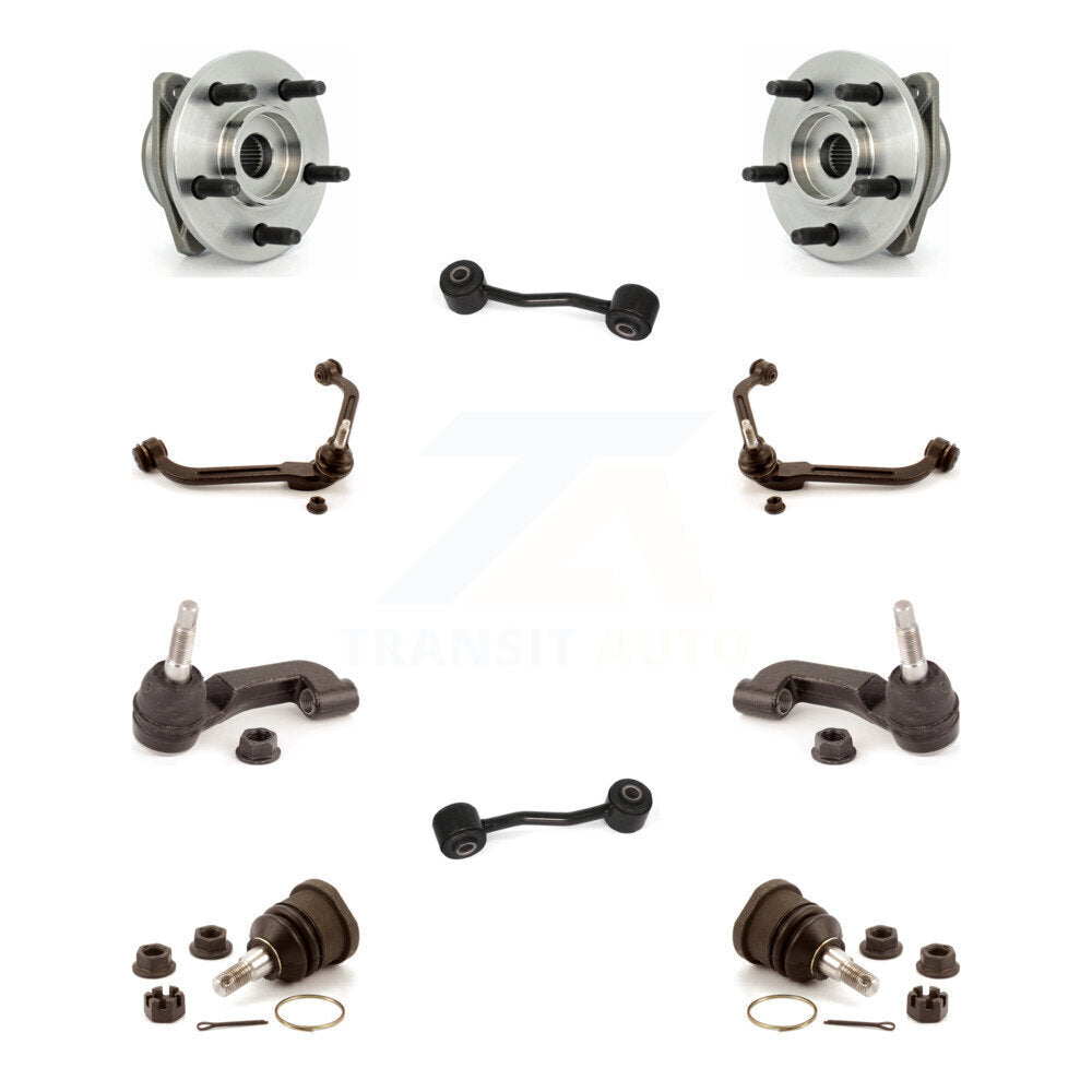 Bearing Upper Arm Lower Ball Joint Outer Tie Rod Link Front Kit For Jeep Liberty