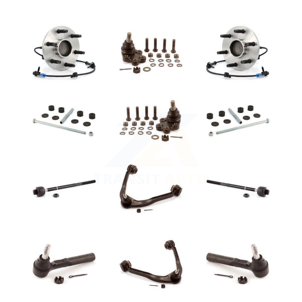 Upper Control Arm Lower Ball Joint Outer Inner Tie Rod & Link Front Kit For 1500