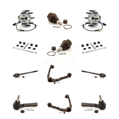 Upper Control Arm Lower Ball Joint Outer Inner Tie Rod & Link Front Kit For 1500