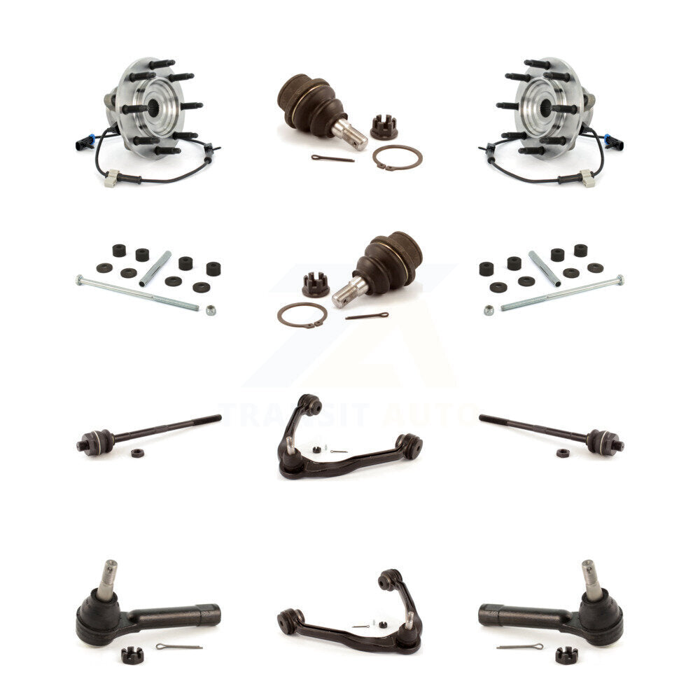 Upper Control Arm Lower Ball Joint Outer Inner Tie Rod & Link Front Kit For 1500