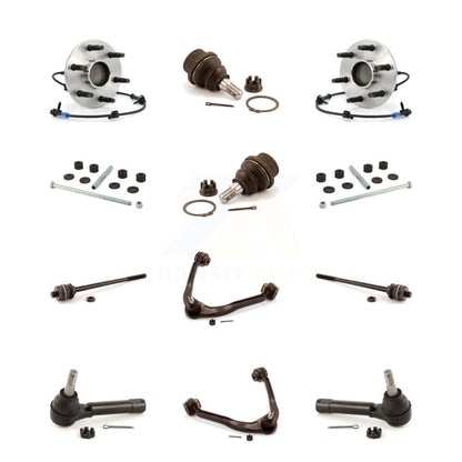 Upper Arm Lower Ball Joint Outer Inner Tie Rod Link Front Kit (12Pc) For GMC XL