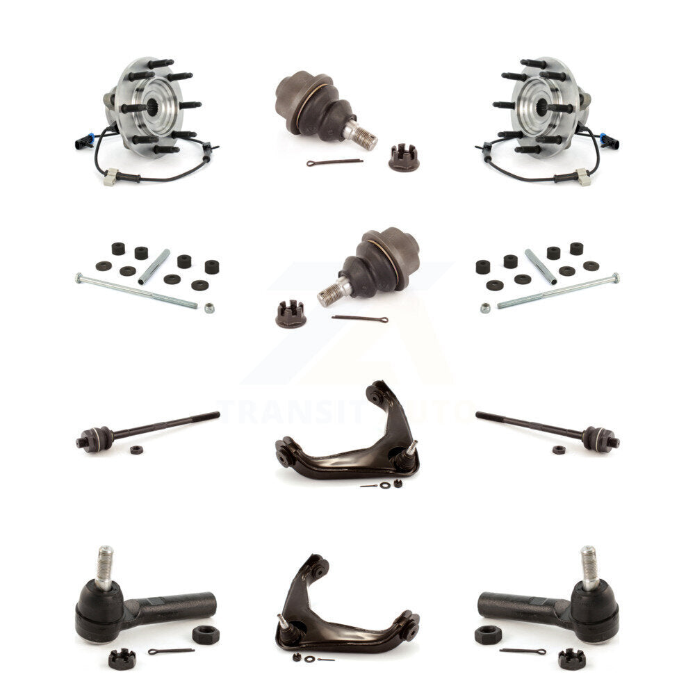 Upper Control Arm Lower Ball Joint Outer Inner Tie Rod Link Front Kit For GMC HD
