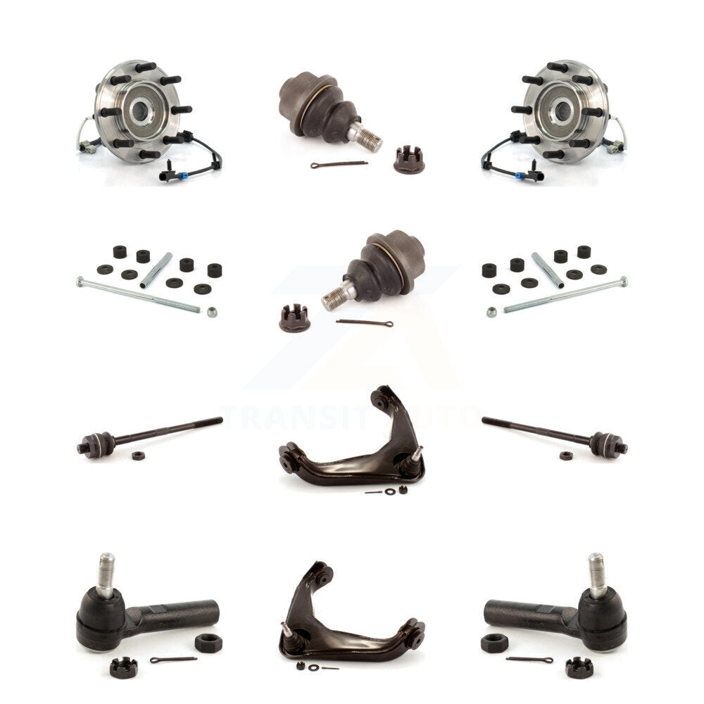 Upper Control Arm Lower Ball Joint Outer Inner Tie Rod & Link Front Kit For GMC