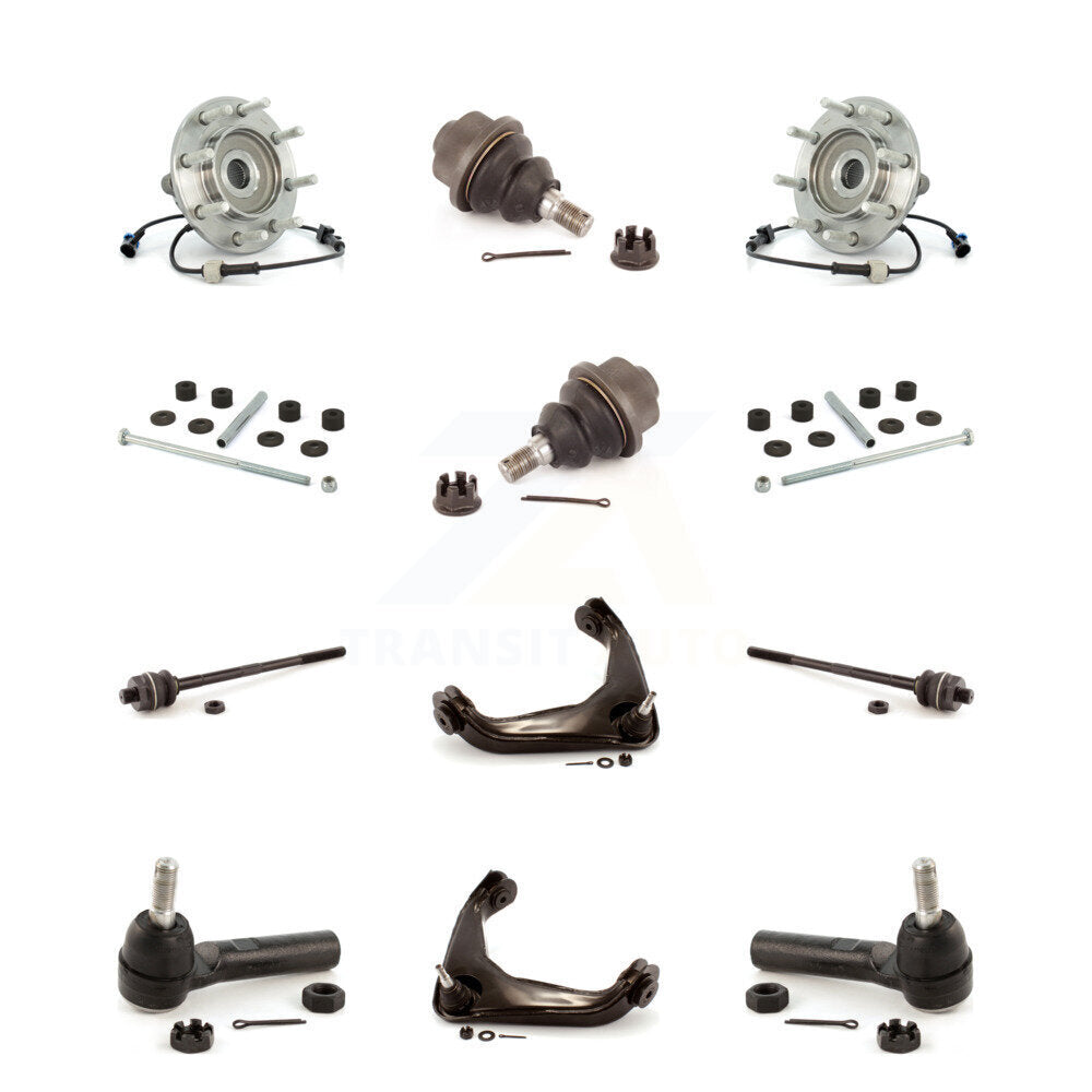 Upper Control Arm Lower Ball Joint Outer Inner Tie Rod & Link Front Kit For GMC