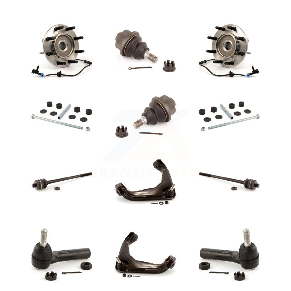 Upper Control Arm Lower Ball Joint Outer Inner Tie Rod Link Front Kit For GMC HD