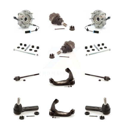 Upper Arm Lower Ball Joint Outer Inner Tie Rod Link Front Kit (12Pc) For GMC HD