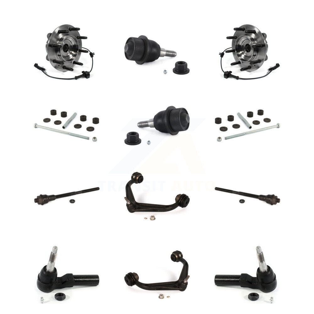 Upper Control Arm Lower Ball Joint Outer Inner Tie Rod Link Front Kit For GMC HD