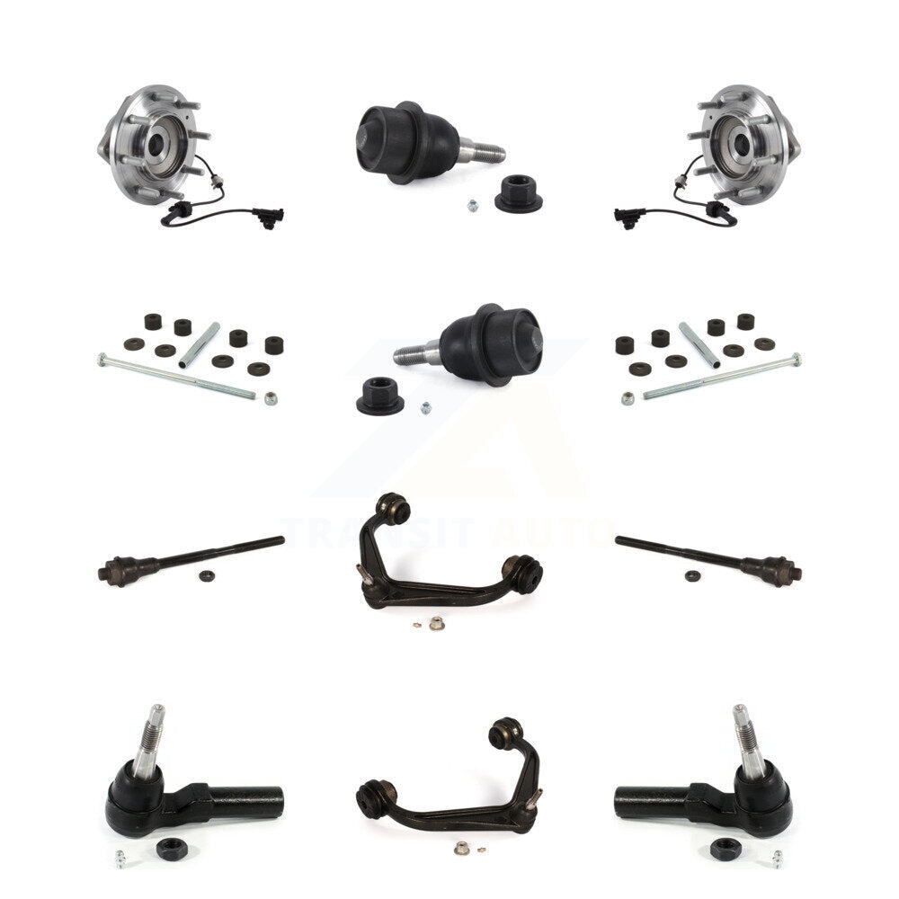 Upper Control Arm Lower Ball Joint Outer Inner Tie Rod Link Front Kit For GMC HD