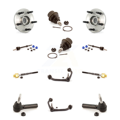 Upper Arm Lower Ball Joint Outer Inner Tie Rod & Link Front Kit (12Pc) For Dodge