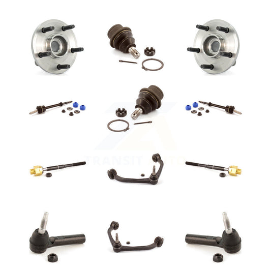 Upper Arm Lower Ball Joint Outer Inner Tie Rod & Link Front Kit (12Pc) For Dodge
