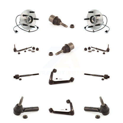 Upper Arm Lower Ball Joint Outer Inner Tie Rod & Link Front Kit (12Pc) For Aspen