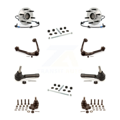 Bearing Upper Arm Lower Ball Joint Outer Tie Rod & Link Front Kit (10Pc) For GMC