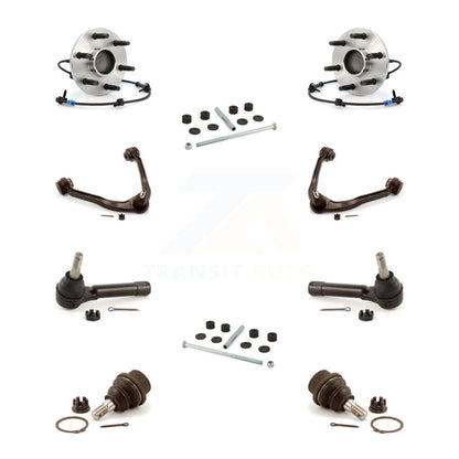 Bearing Upper Arm Lower Ball Joint Outer Tie Rod & Link Front Kit (10Pc) For GMC