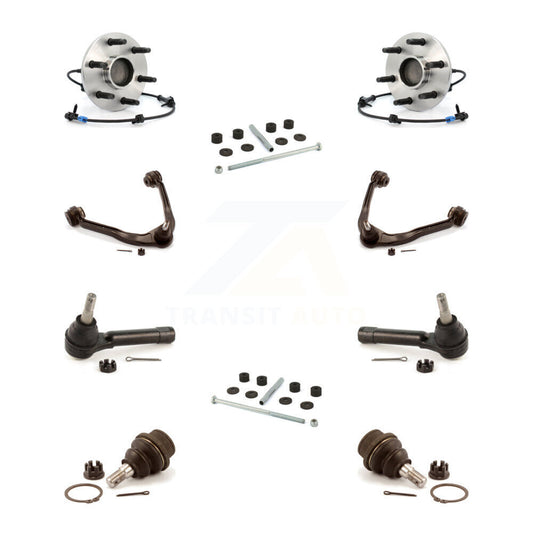 Bearing Upper Arm Lower Ball Joint Outer Tie Rod & Link Front Kit (10Pc) For GMC