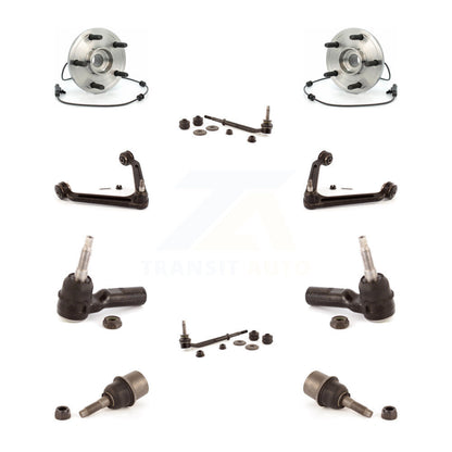 Hub Bearing Upper Control Arm Lower Ball Joint Outer Tie Rod Link Front Kit For