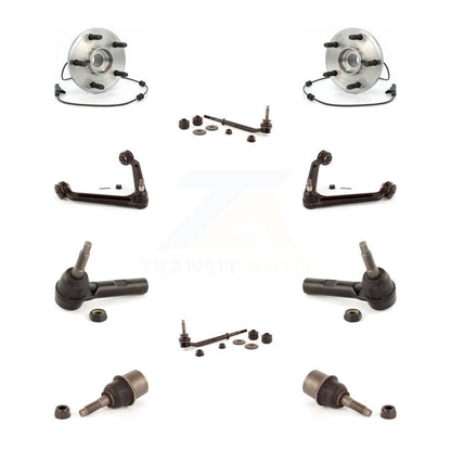 Hub Bearing Upper Control Arm Lower Ball Joint Outer Tie Rod Link Front Kit For