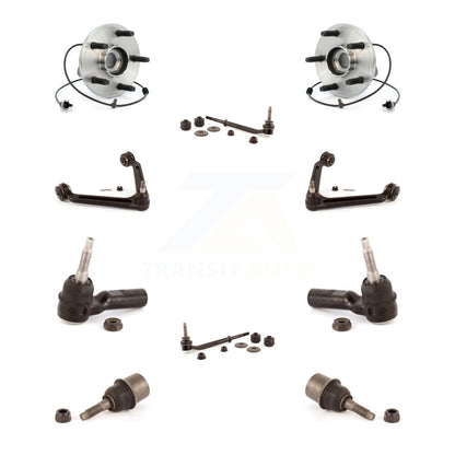 Hub Bearing Upper Control Arm Lower Ball Joint Outer Tie Rod Link Front Kit For