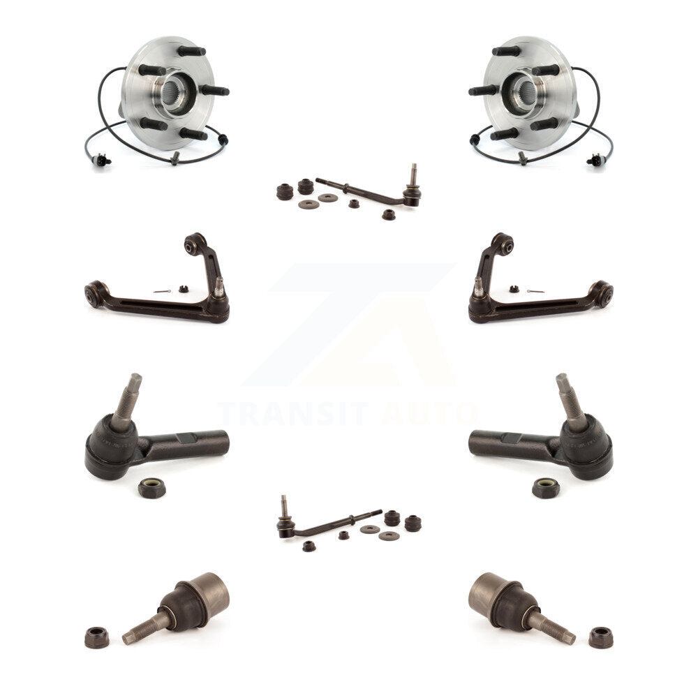 Bearing Upper Arm Lower Ball Joint Outer Tie Rod Link Front Kit (10Pc) For Dodge