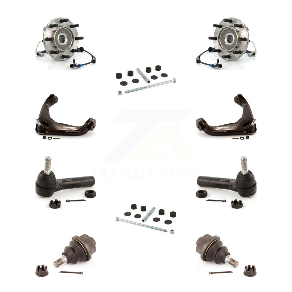 Bearing Upper Control Arm Lower Ball Joint Outer Tie Rod Link Front Kit For GMC