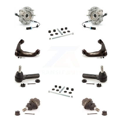 Bearing Upper Arm Lower Ball Joint Outer Tie Rod & Link Front Kit (10Pc) For GMC