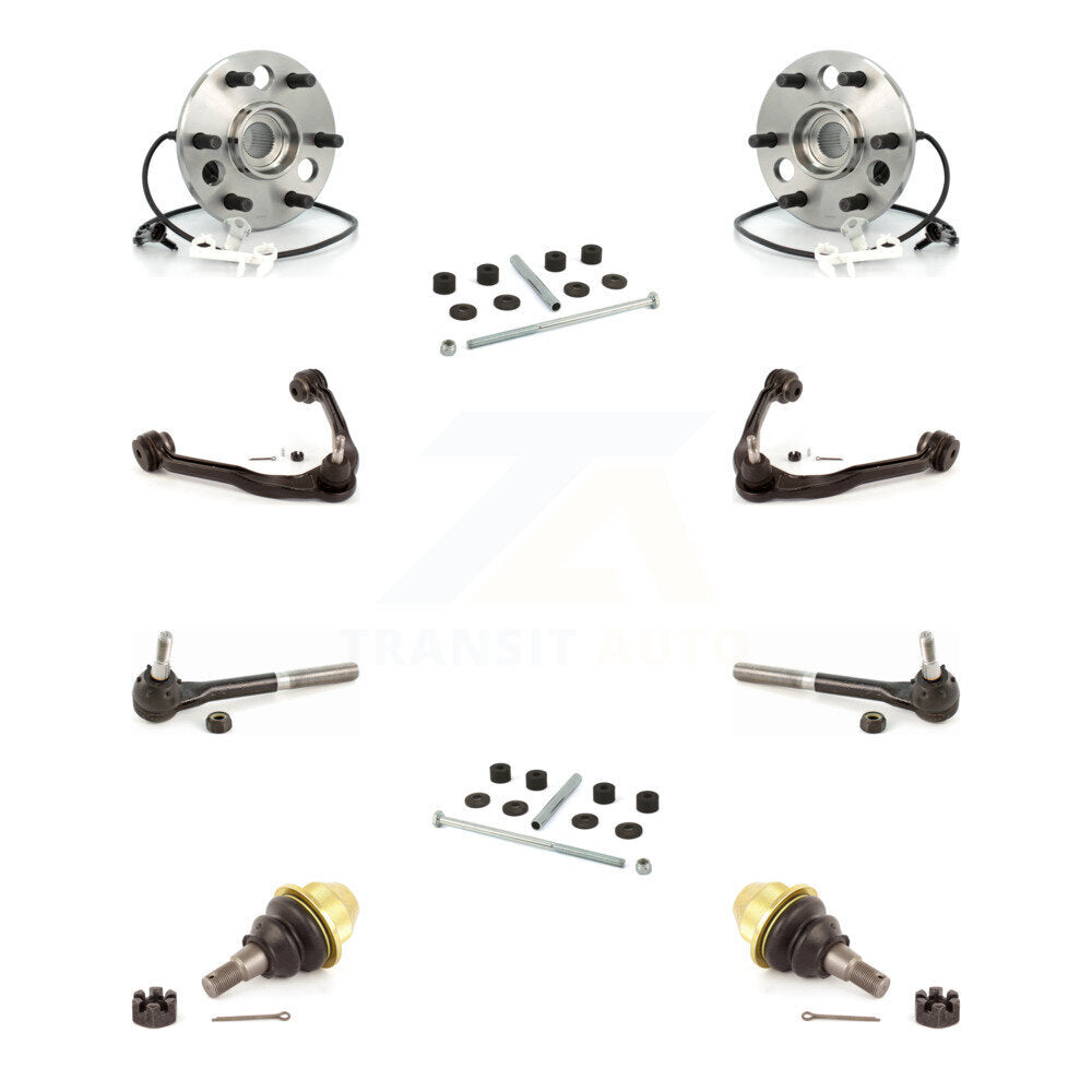 Bearing Upper Arm Lower Ball Joint Outer Tie Rod & Link Front Kit For GMC Yukon