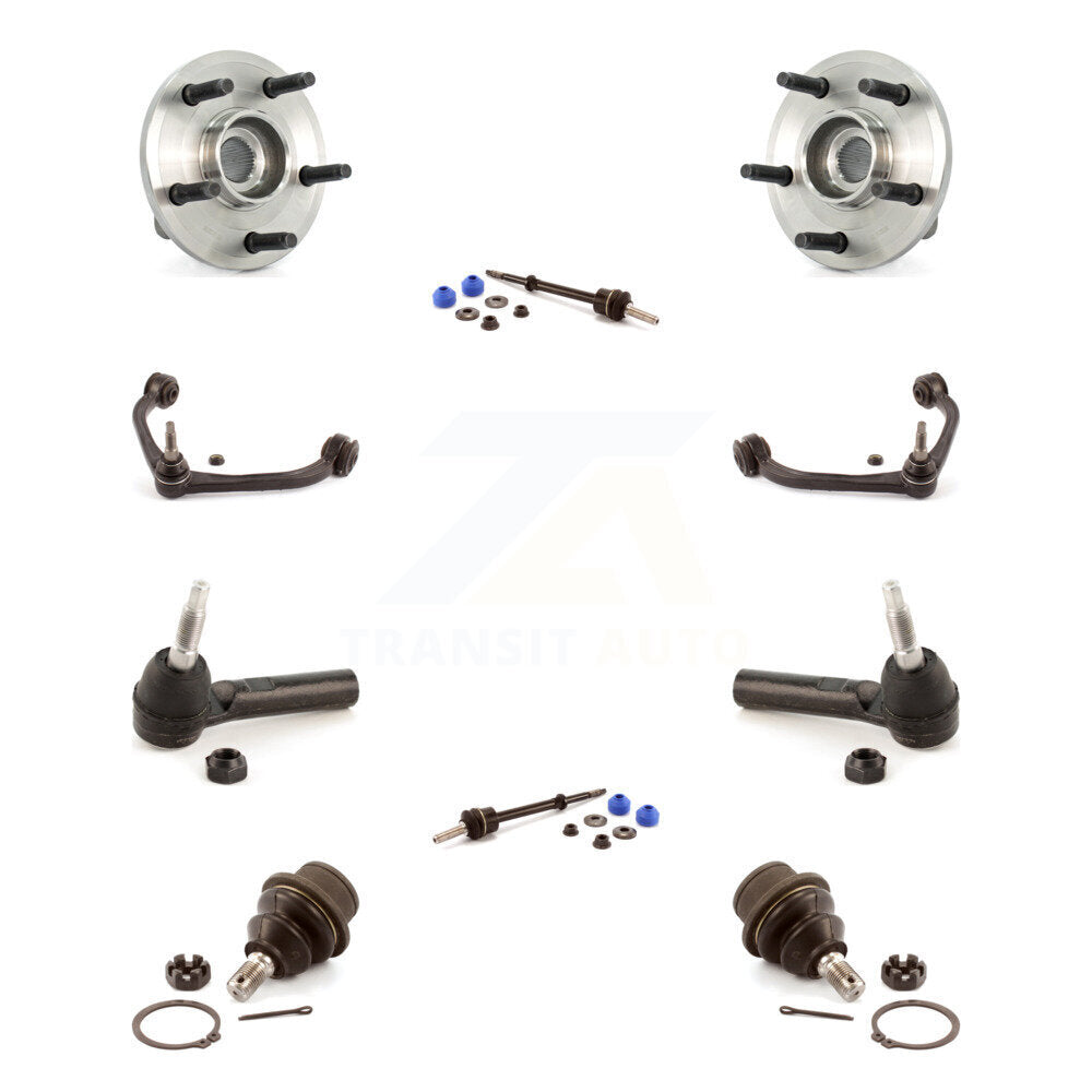 Bearing Upper Arm Lower Ball Joint Outer Tie Rod Link Front Kit (10Pc) For Dodge